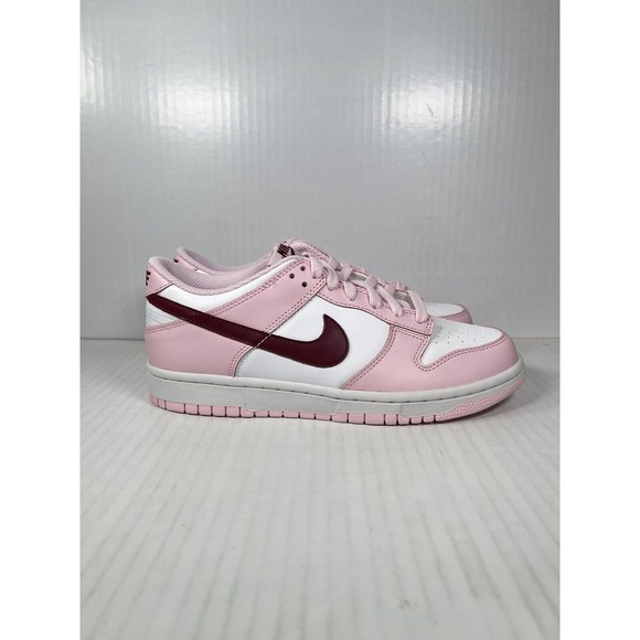 Nike Dunk Low Pink Foam Red White GS Sz 5.5Y/7W CW1590-601 IN HAND READY TO SHIP - Picture 1 of 8